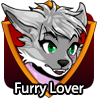 badge Furry Lover